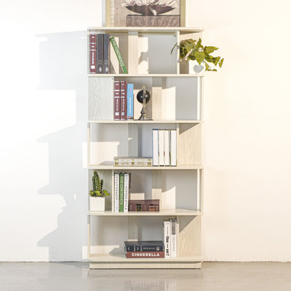 Modern 5 Tier Open Storage Bookcase
