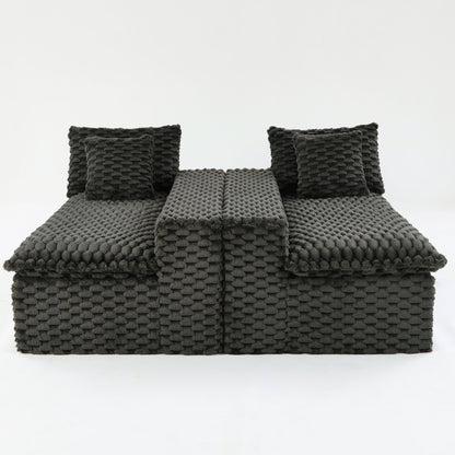 Multifunctional Sofa, Side-By-Side Or Facing Each Other