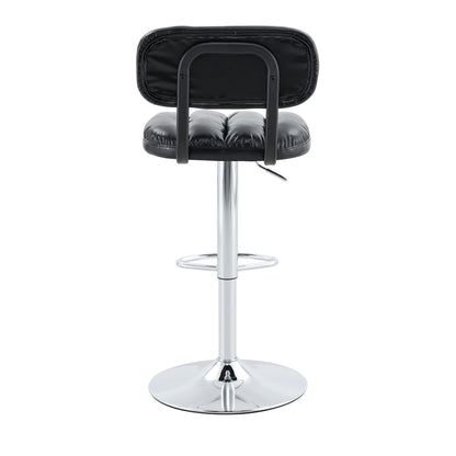Adjustable Height Bar Stools With Footrest For Kitchen Island (Set of 2)
