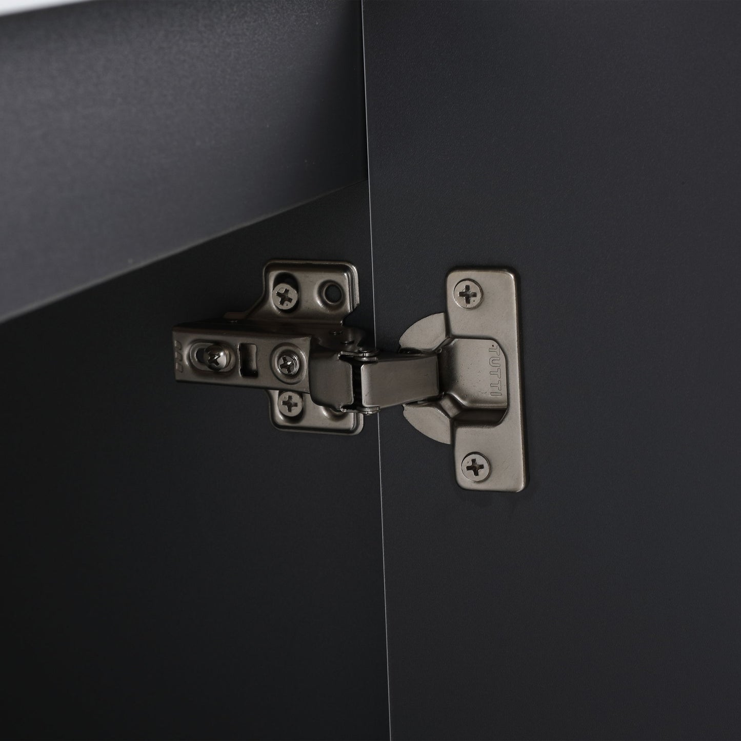 Contemporary Wall Mounted Bathroom Vanity With Resin Double Sink