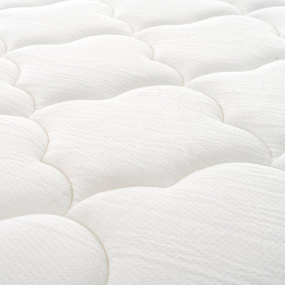 12" Hybrid Mattress With Pocket Coils And Memory Foam, Medium Firm