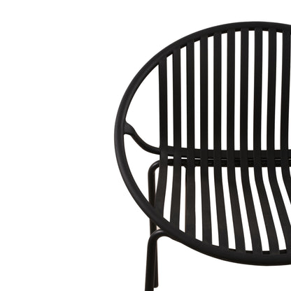 7 Piece Dining Set With Stackable Chairs