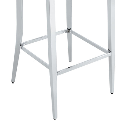 Bar Chairs & Crystal Clasp Design (Set of 2)