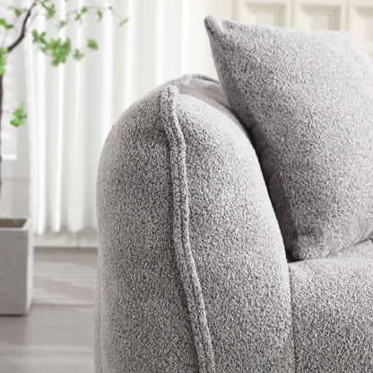 Cozy Beanbag Chair With High Resilience Foam Core For 2
