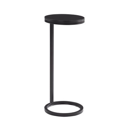 Yancey - Round Accent Table - Antique Bronze