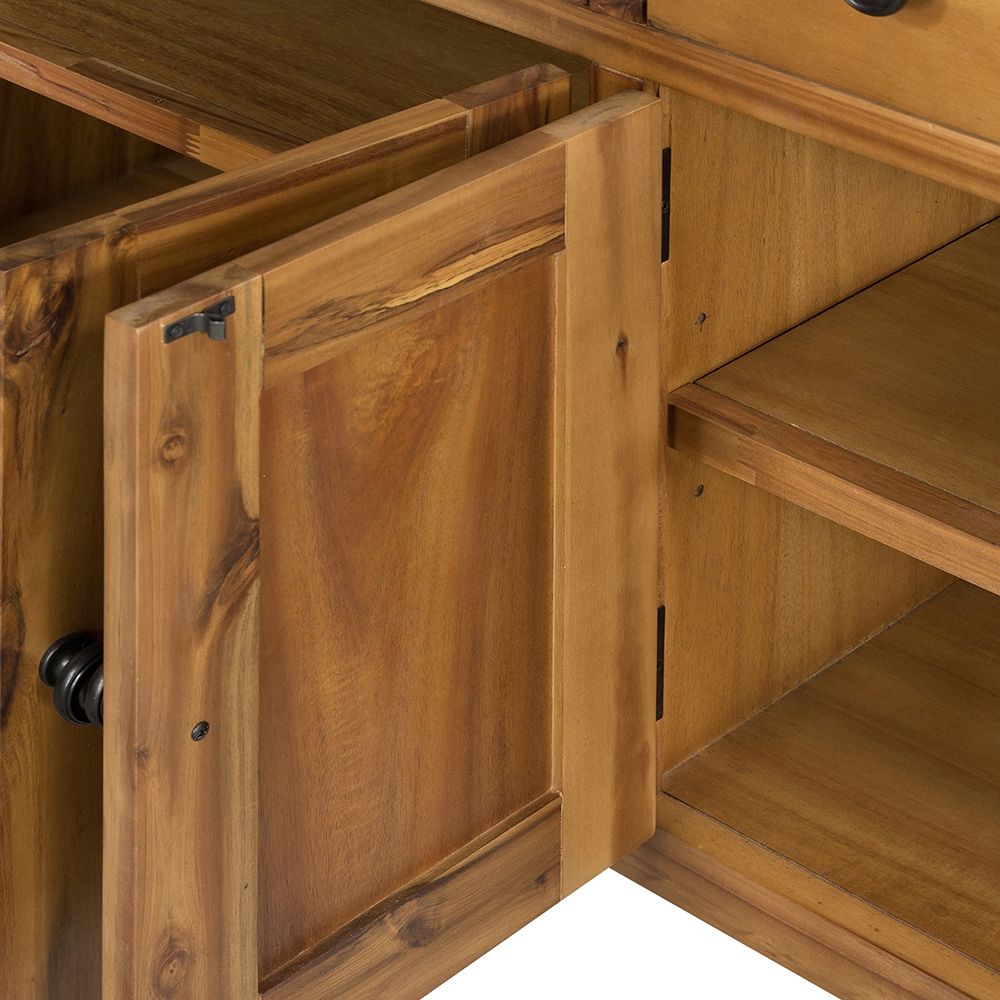 Farmhouse Cabinet Natural Wood