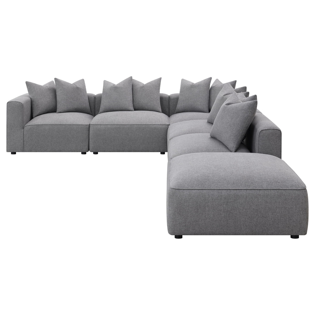 Amherst - Modular Sectional With Cushions - Gray