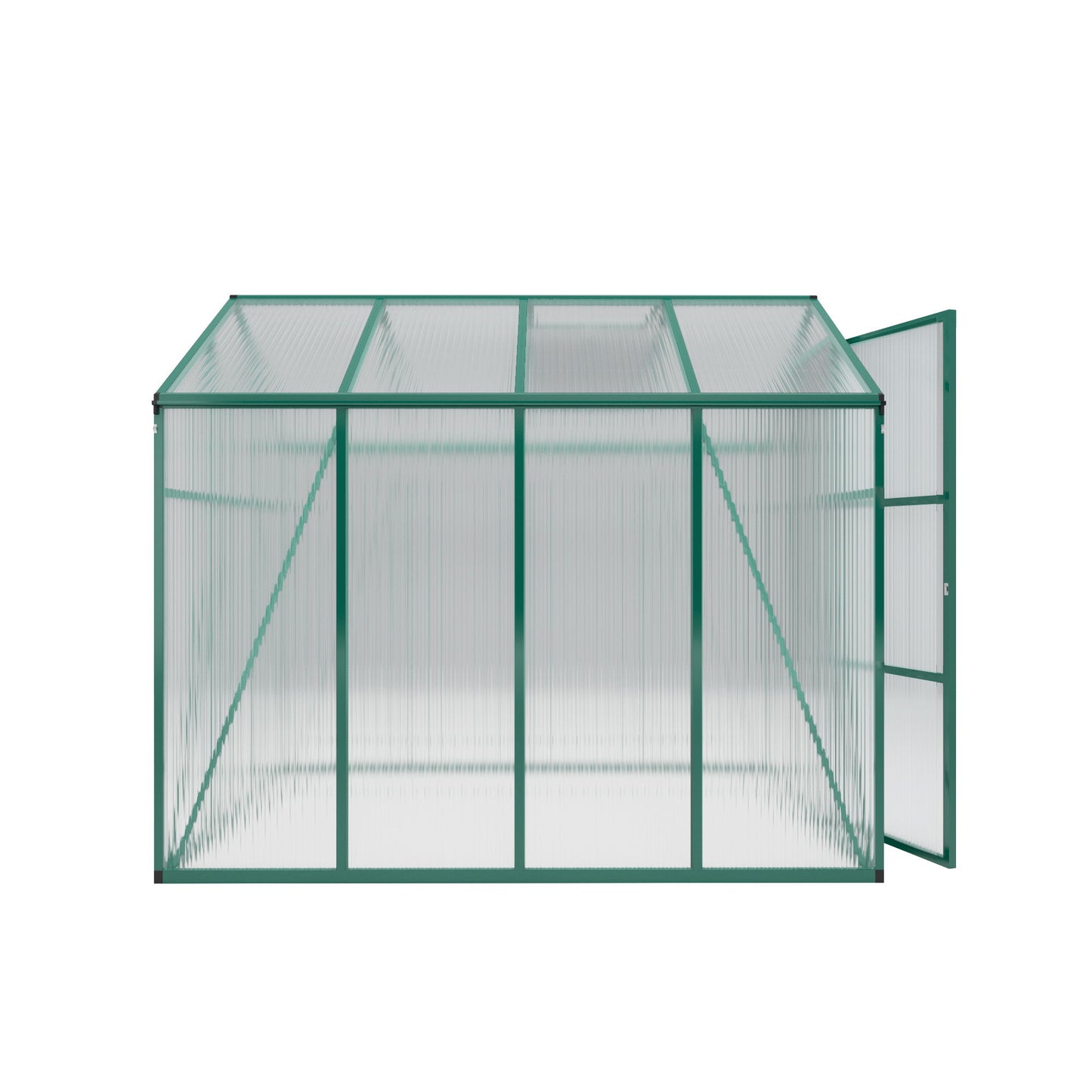 Polycarbonate Walk-In house, Raised Base For Outdoor In All Season