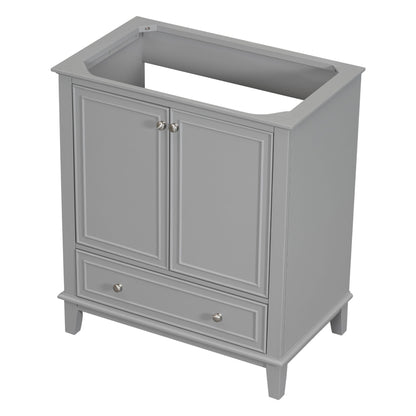 Modern Bathroom Vanity Base Only With Doors And Drawer