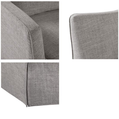 Traditional Design London Skirted Swivel Chair