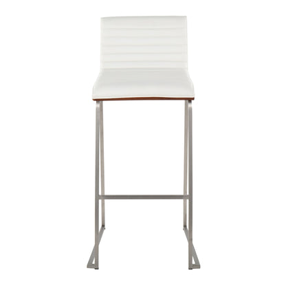 Mason Mara - Contemporary Fixed Height Barstool (Set of 2)