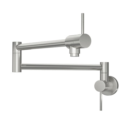 Modern Design Pot Filler Faucet Wall Mount Kitchen Sink, Folding Stretchable