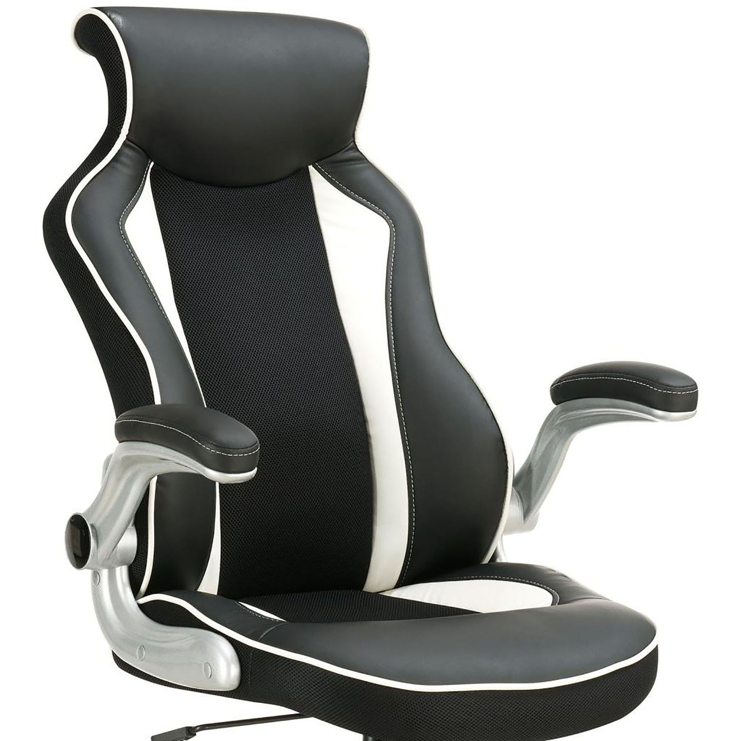 Adjustable Height Office Chair With Ergonomic Design And Swivel Mechanism - Black