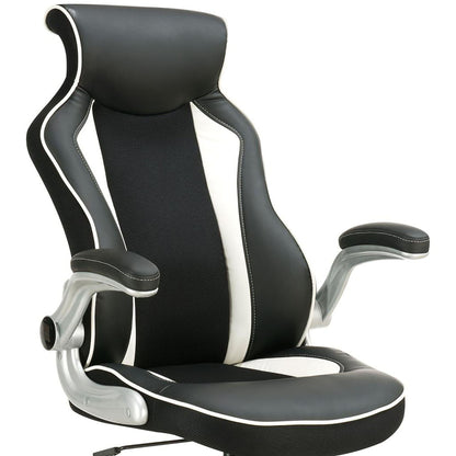 Adjustable Height Office Chair With Ergonomic Design And Swivel Mechanism - Black