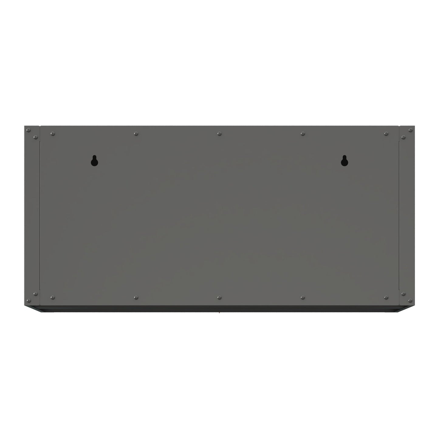 Heavy Duty, Metal Wall Mounted Tool Storage Cabinet Steel Metal Garage Storage Cabinet - Black / Gray