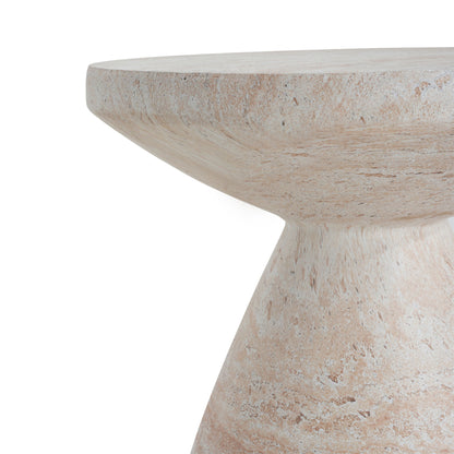 Outdoor / Indoor Lightweight Concrete Side Table