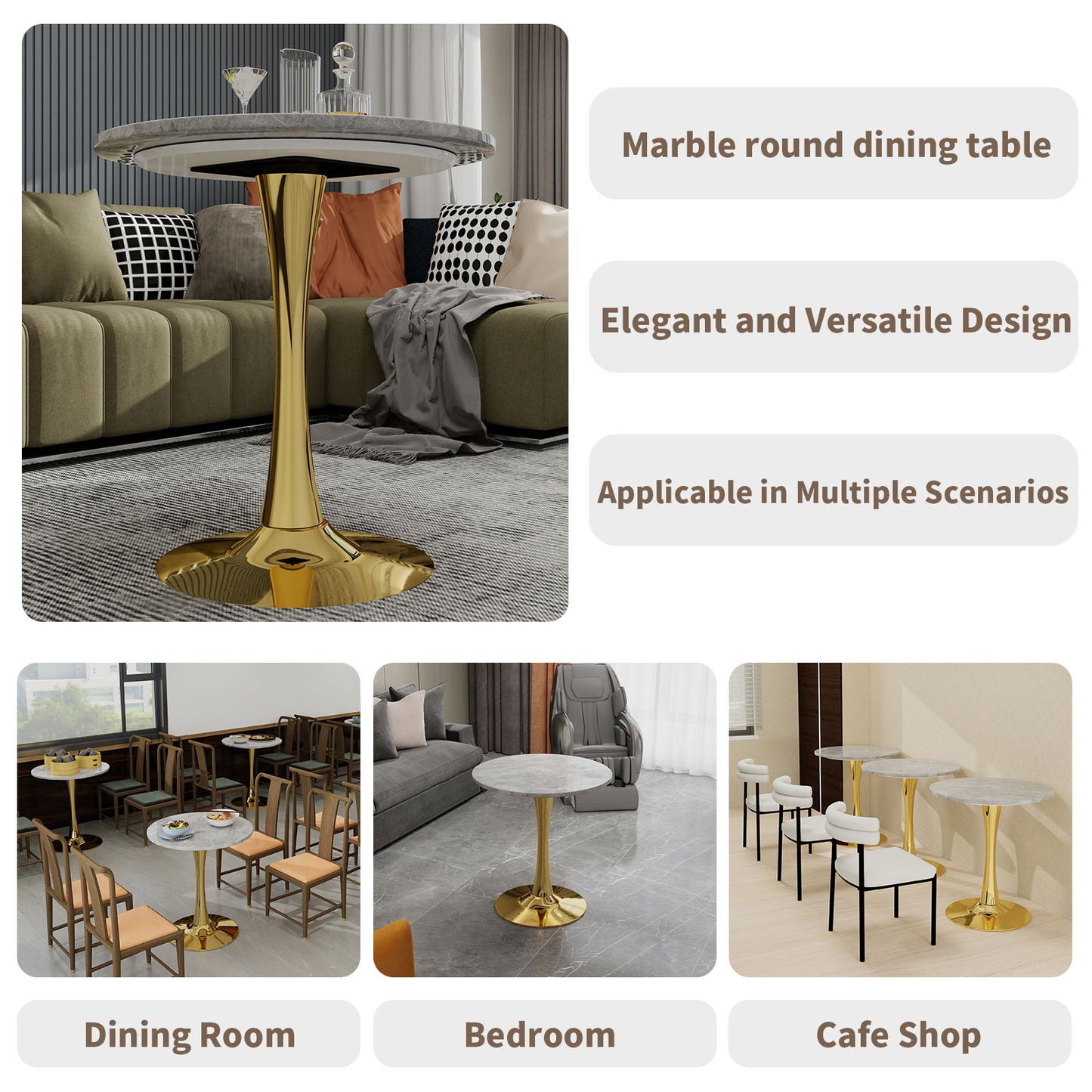 Coffee Table With Round Top