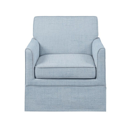 Timeless - Accent Armchair With Classic Track Arm Silhouette And Skirted Base