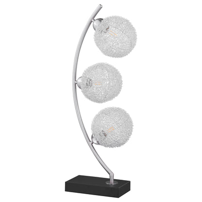 Mcdougal - Spherical Table Lamp With LED Lighting - Black