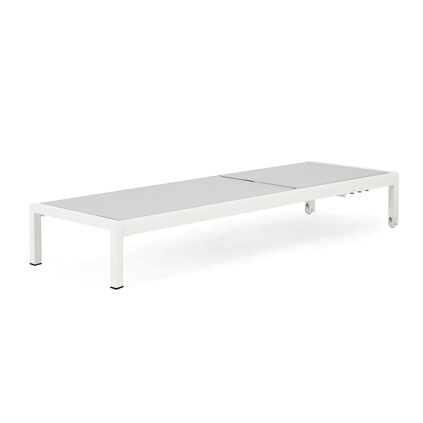 Outdoor Patio Chaise Lounge With 5 Reclining Positions