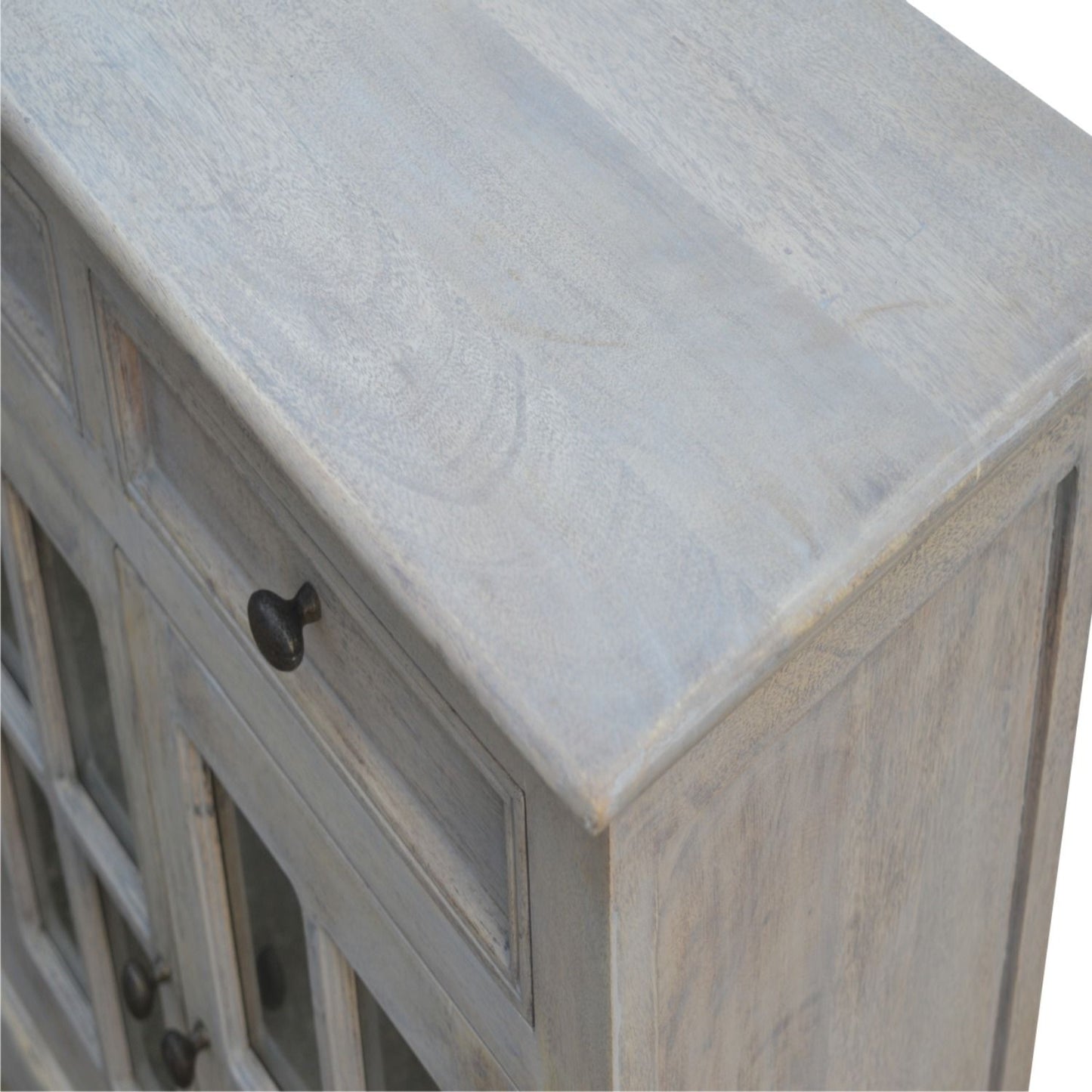 Glazed Sideboard - Gray
