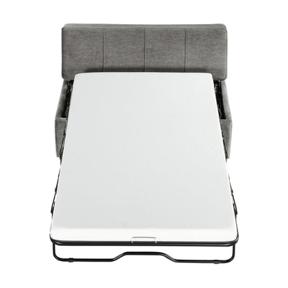 Twin Size Folding Ottoman Sleeper Bed With Mattress Convertible Guest Bed