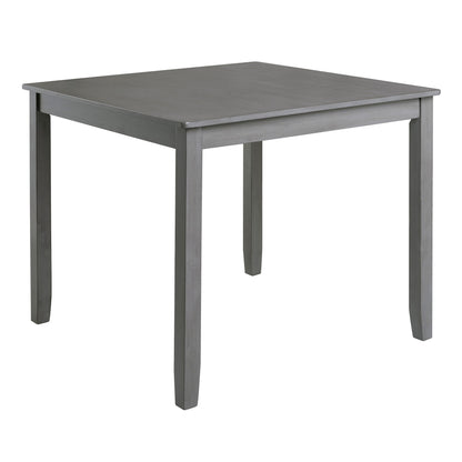 5 Piece Dining Table Set With 4 Chairs For Kitchen - Gray