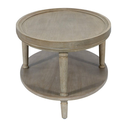 Bedford - Oval Coffee Table With Shelf - Natural