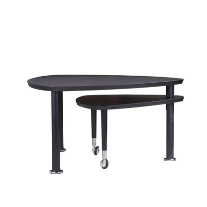 360 Degree Rotatable Coffee Table With Solid Legs