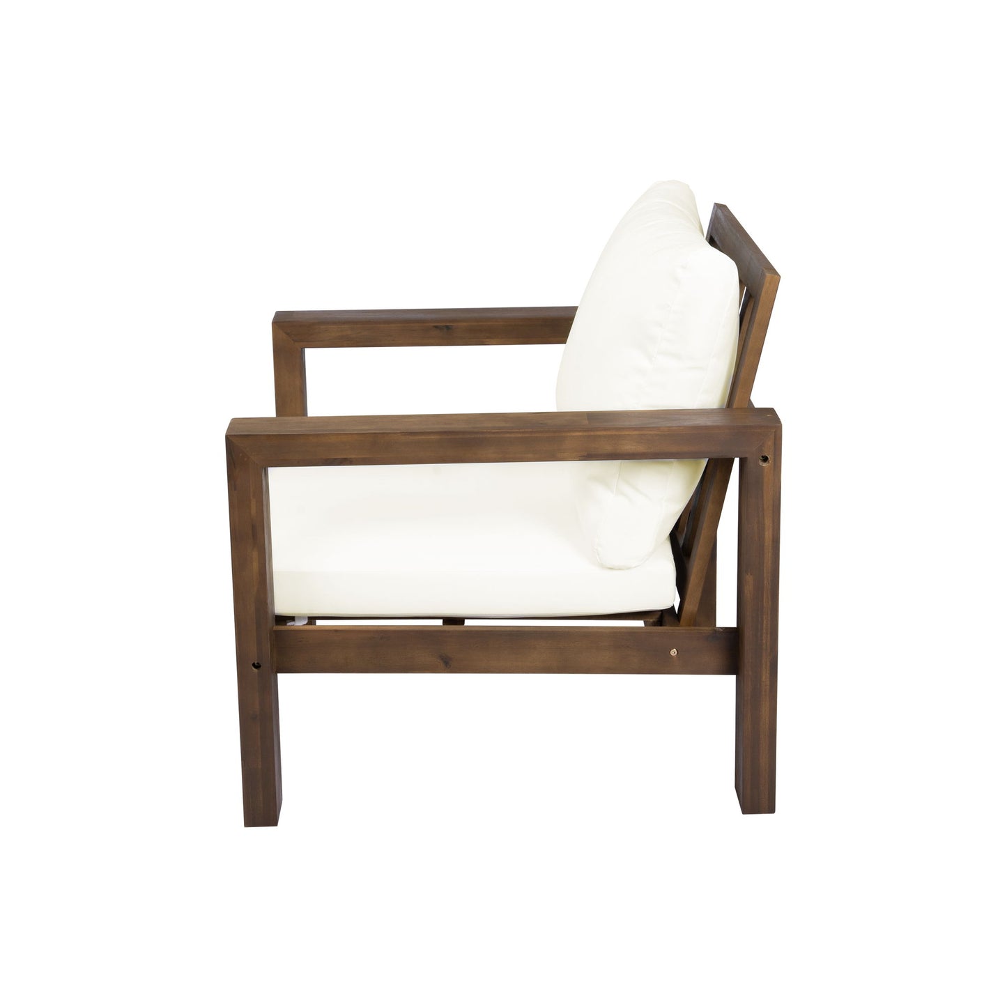 Stylish Outdoor Chair Set With Cushions For Garden (Set of 2)