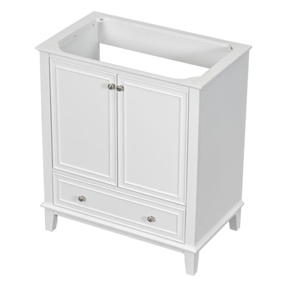 Modern Bathroom Vanity Base Only With Doors And Drawer