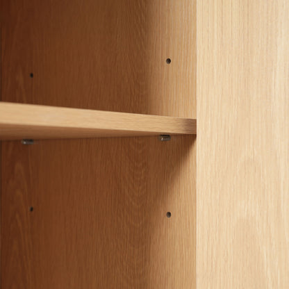 Tall Bathroom Cabinet With 1 Door, 3 Drawers, Open Storage - Wood