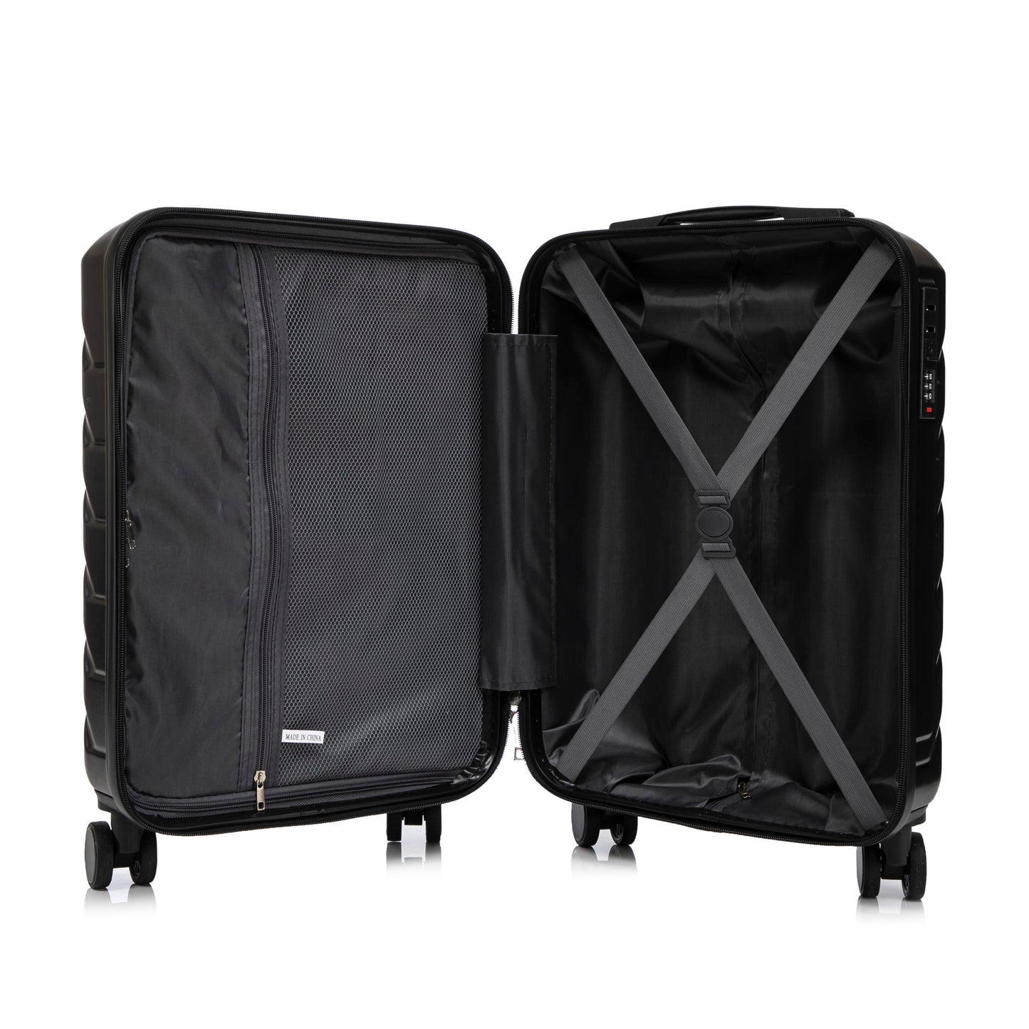 Hard Shell Travel Luggage With Scratch Resistant Surface