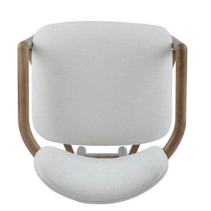Upholstered Arm Dining Chairs (Set of 2)