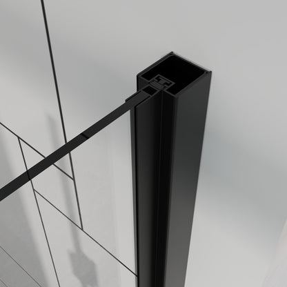 Bifold Frameless Shower Door With Tempered Clear Glass
