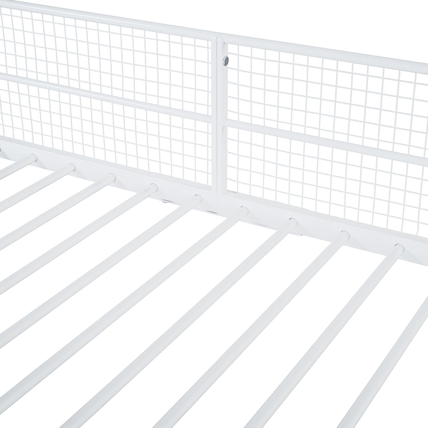 Bunk Bed With 5 Tier Shelves