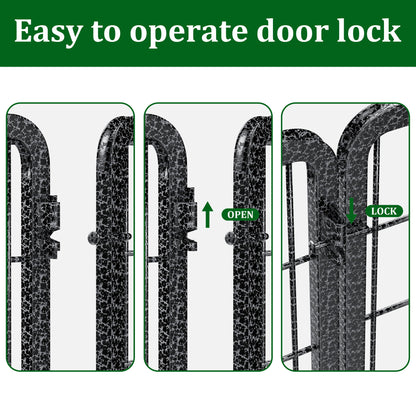 Heavy Duty Dog Playpen Outdoor 16 Piece Panels - Snow Leopard