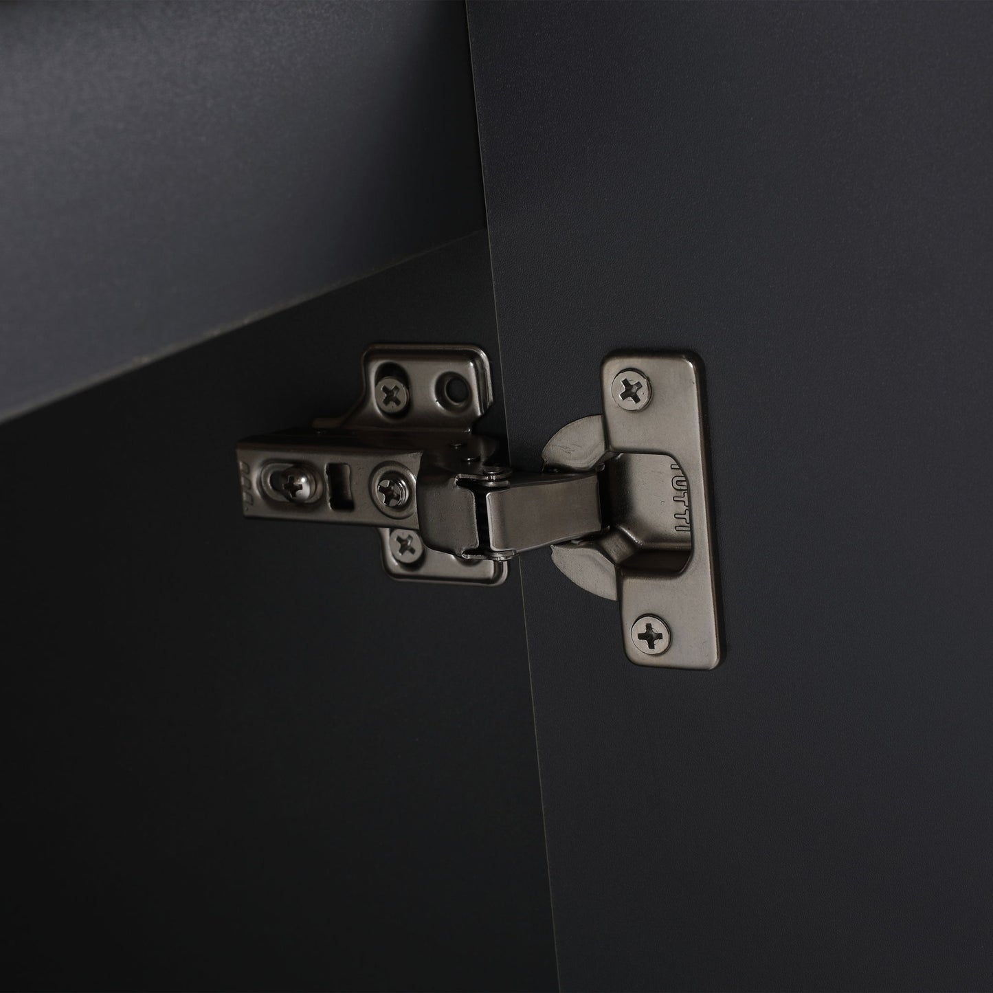 Contemporary Wall Mounted Bathroom Vanity With Resin Double Sink