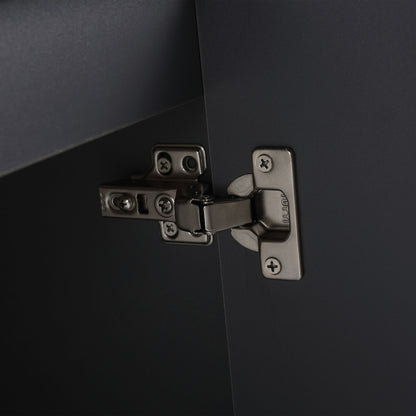 Contemporary Wall Mounted Bathroom Vanity With Resin Double Sink