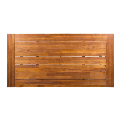 Outdoor Sandblast Finish Acacia Wood Dining Table