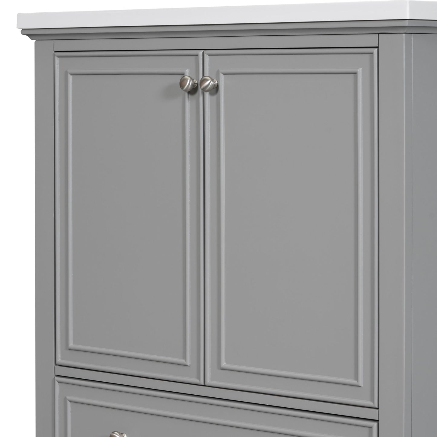 Modern Bathroom Vanity Base Only With Doors And Drawer