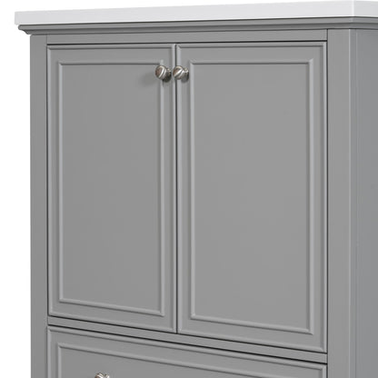 Modern Bathroom Vanity Base Only With Doors And Drawer