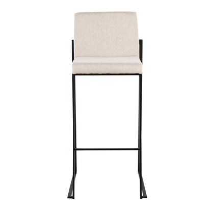 Fuji - Contemporary High Back Barstool Elegant Design