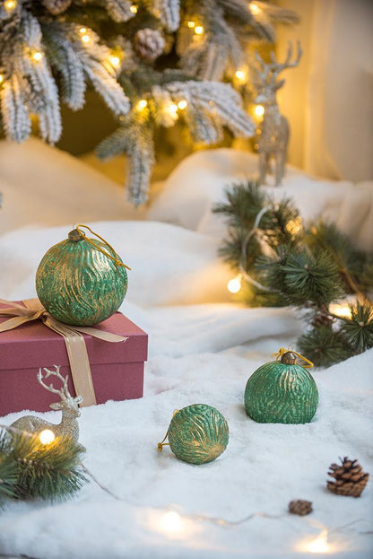 Christmas Ball Glass Decorative Hanging Ball Christmas Tree Ornaments For Holiday Party Decorations