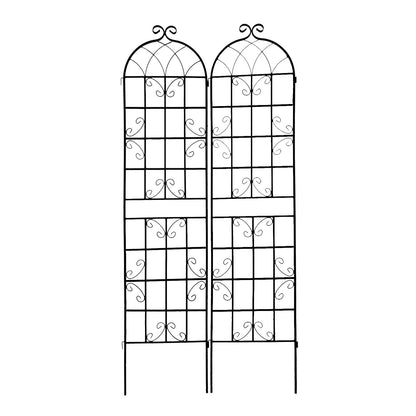 Metal Garden Rustproof Trellis For Climbing Plants Outdoor Flower Support