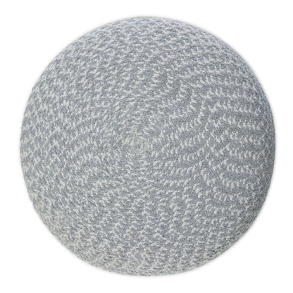 Bayley - Versatile Round Braided Pouf
