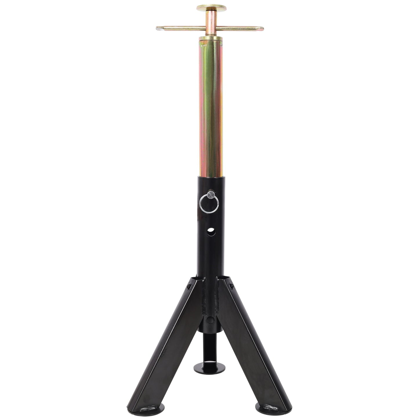 RV Adjustable Telescoping Stabilizer Jack Stand Supports Stabilizer, 16" To 30" (Set of 2) - Black