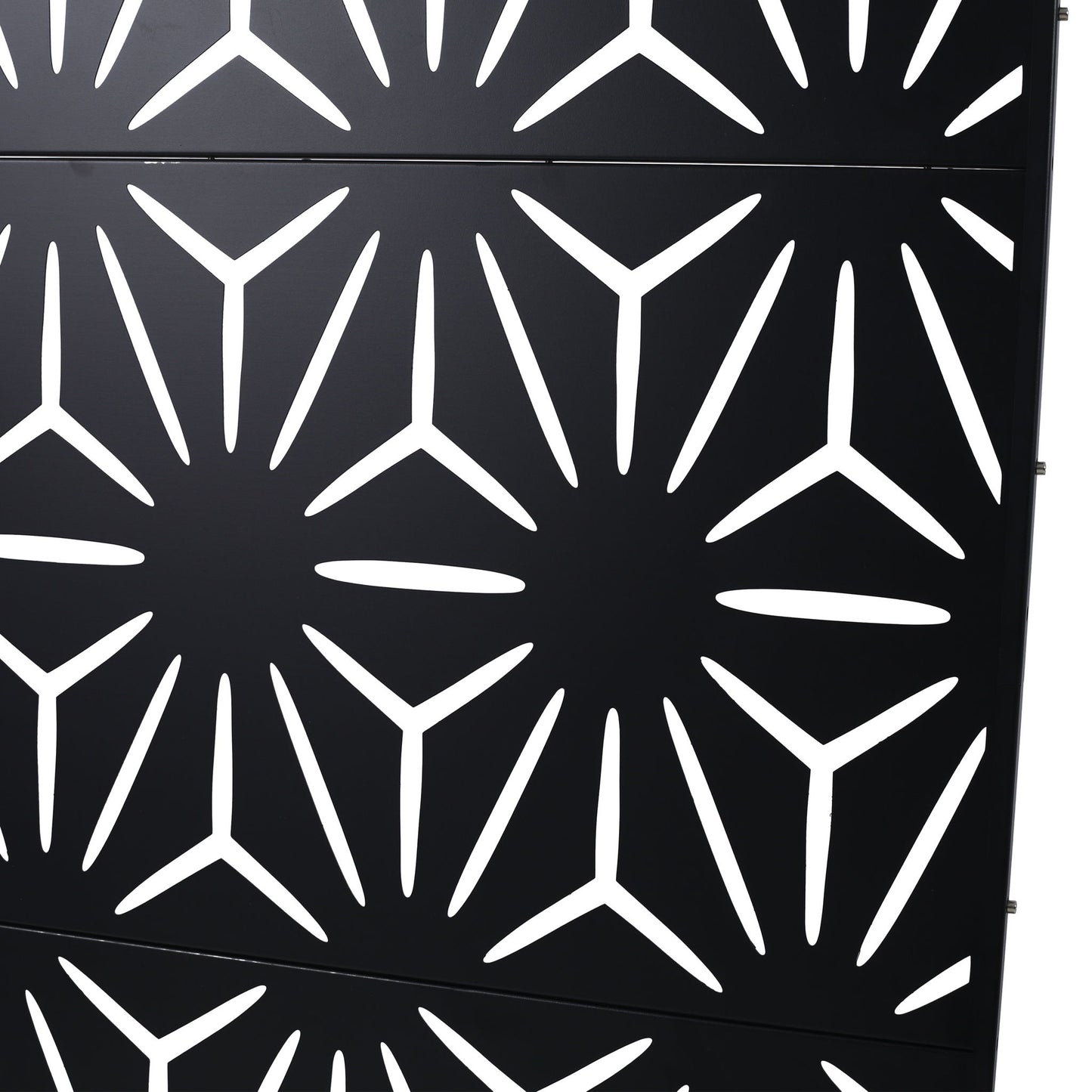 Outdoor & Indoor Metal Privacy Screen, Freestanding Decorative Panels