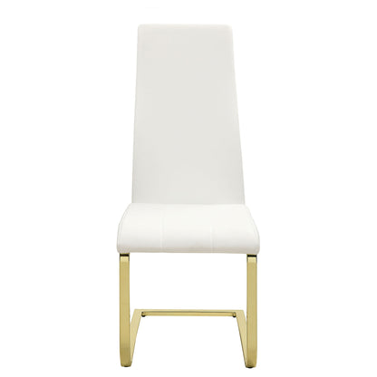 Whittingham - Dining Side Chair (Set of 4) - White / Gold