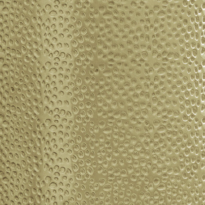 Modern Round Accent Table With Hammered Surface